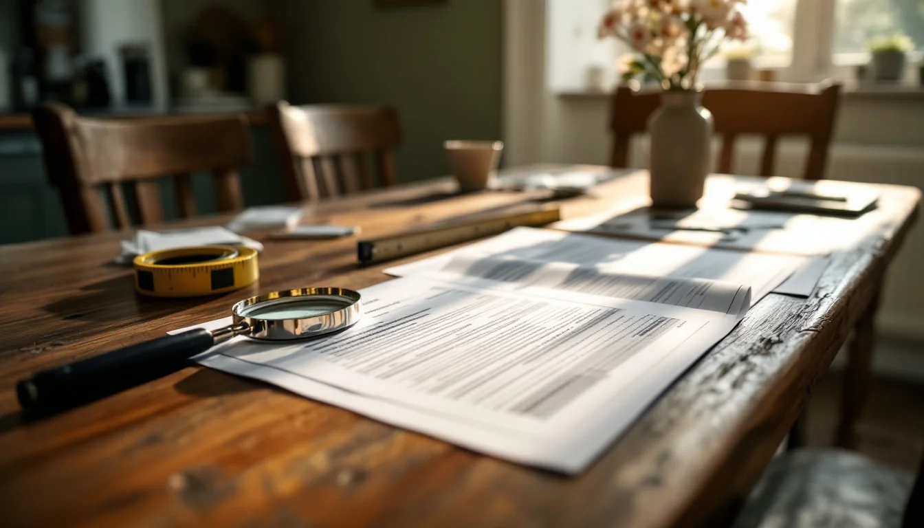 What To Expect From A Homebuyer Report — A couple in a bright Home Counties kitchen intently reviewing their homebuyer re What To Expect From A Homebuyer Report — A couple in a bright Home Counties kitchen intently reviewing their homebuyer re